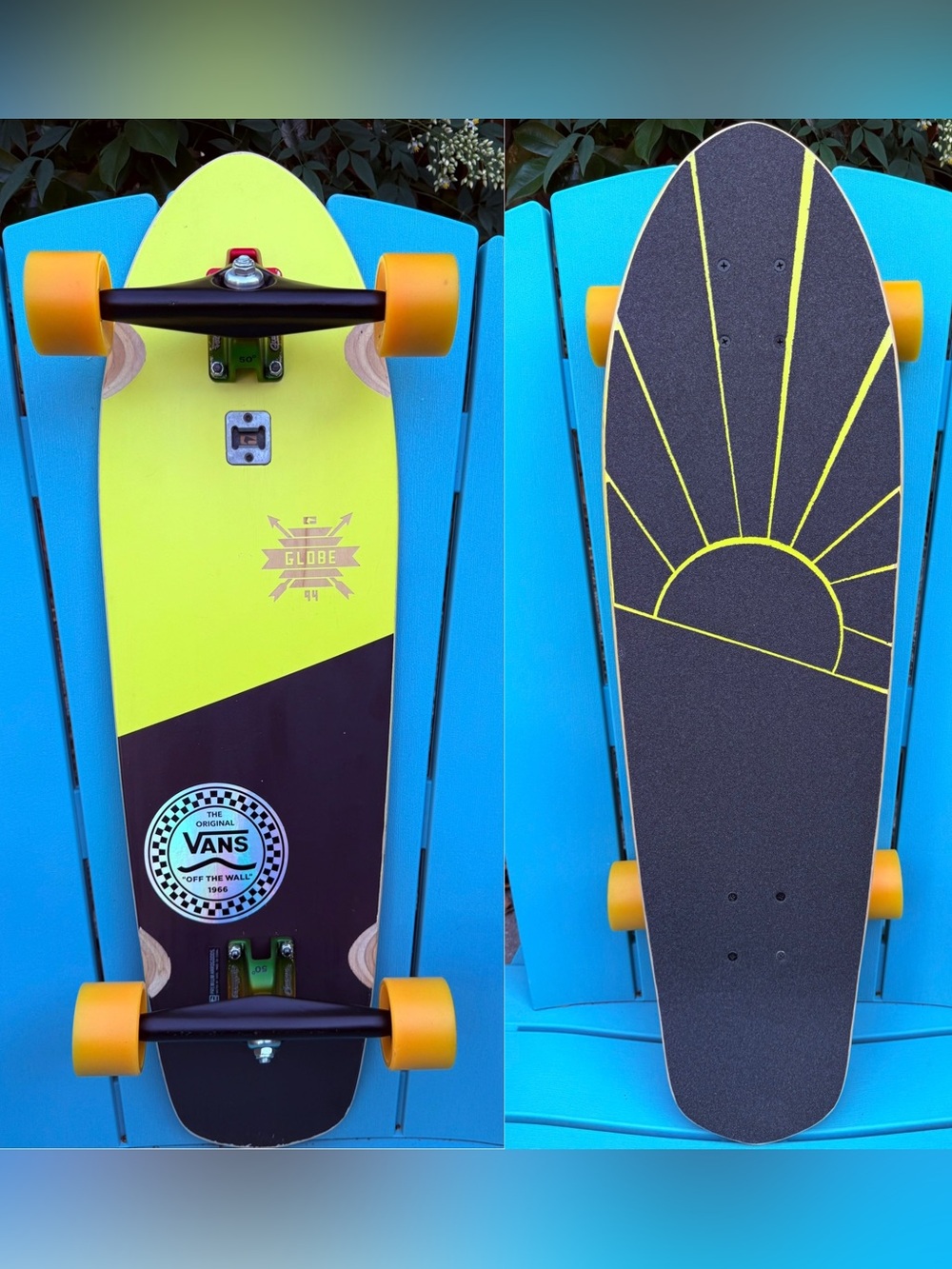 Globe Skateboards Big Blazer Custom Complete Skateboard Gullwing Charger Trucks